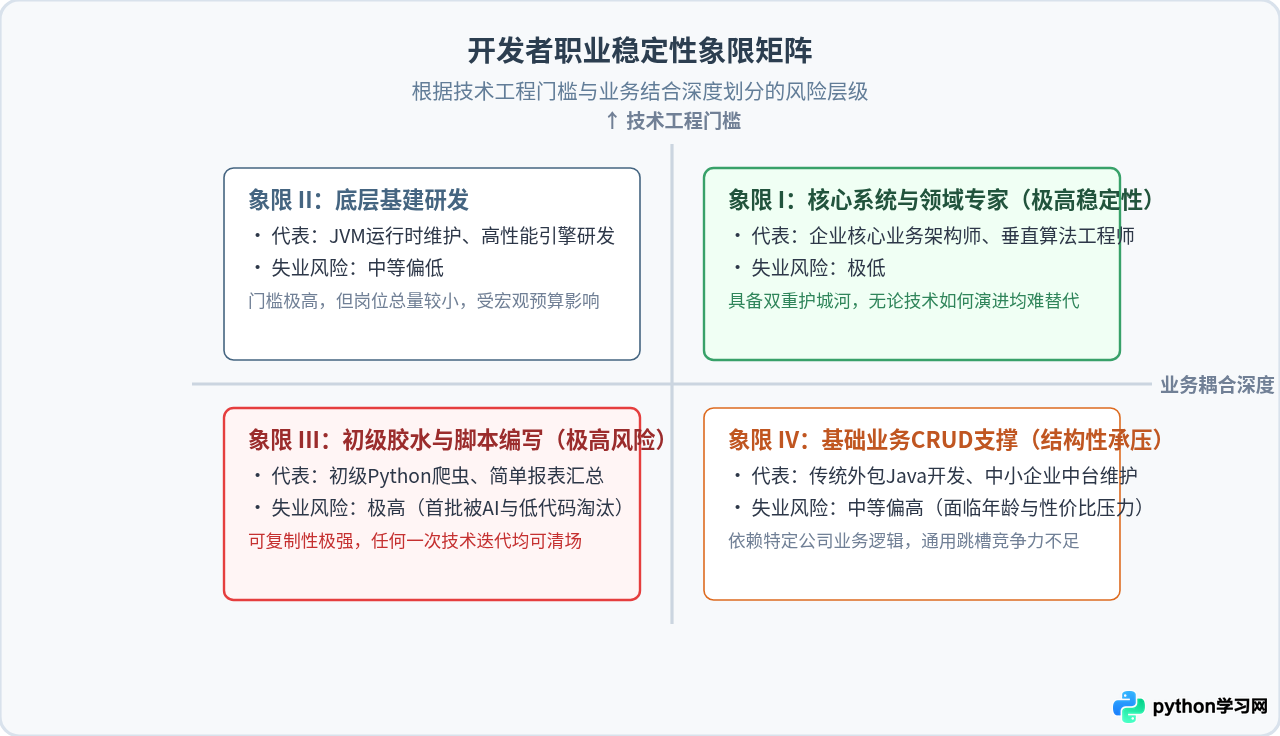 Python和Java哪个更容易失业？技术迭代速度对职业稳定性的影响