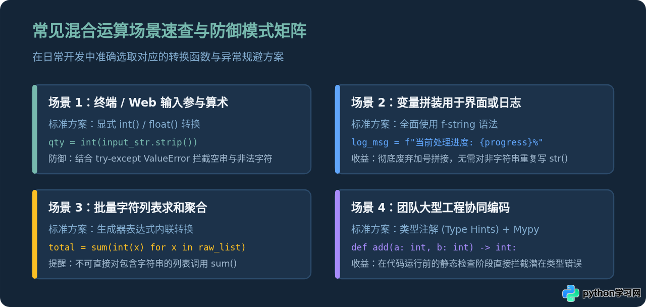 解决Python运算符类型错误：字符串与数字混合运算报错