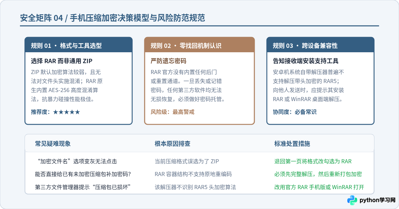 手机RAR压缩包怎么加密？安卓端官方RAR App设置指南