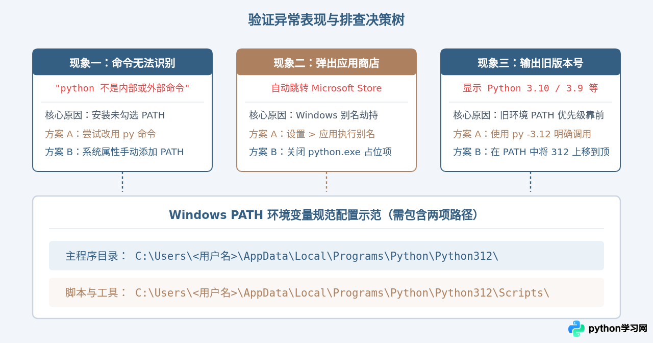 怎么验证Windows上Python 3.12是否安装成功？CMD与PowerShell检查方法