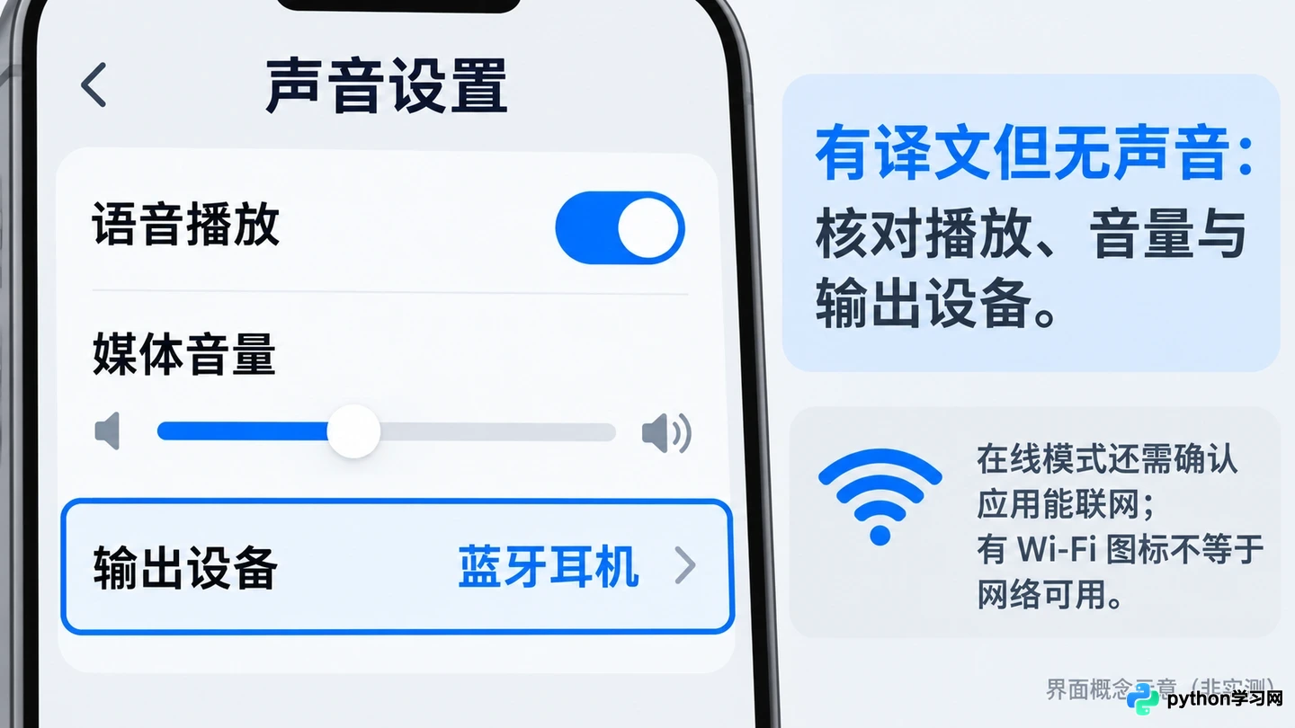AI翻译耳机连不上或无法翻译？5步排查连接与收音故障