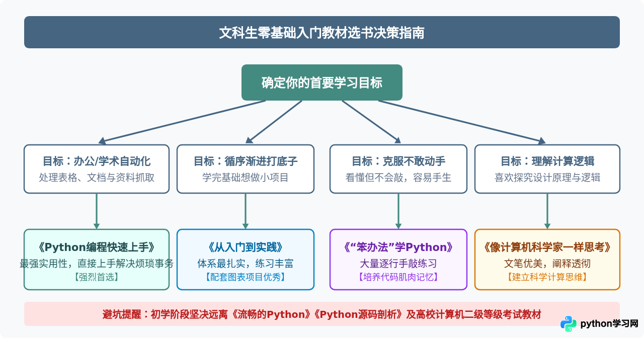 非计算机专业怎么学Python？适合文科生的入门教材清单