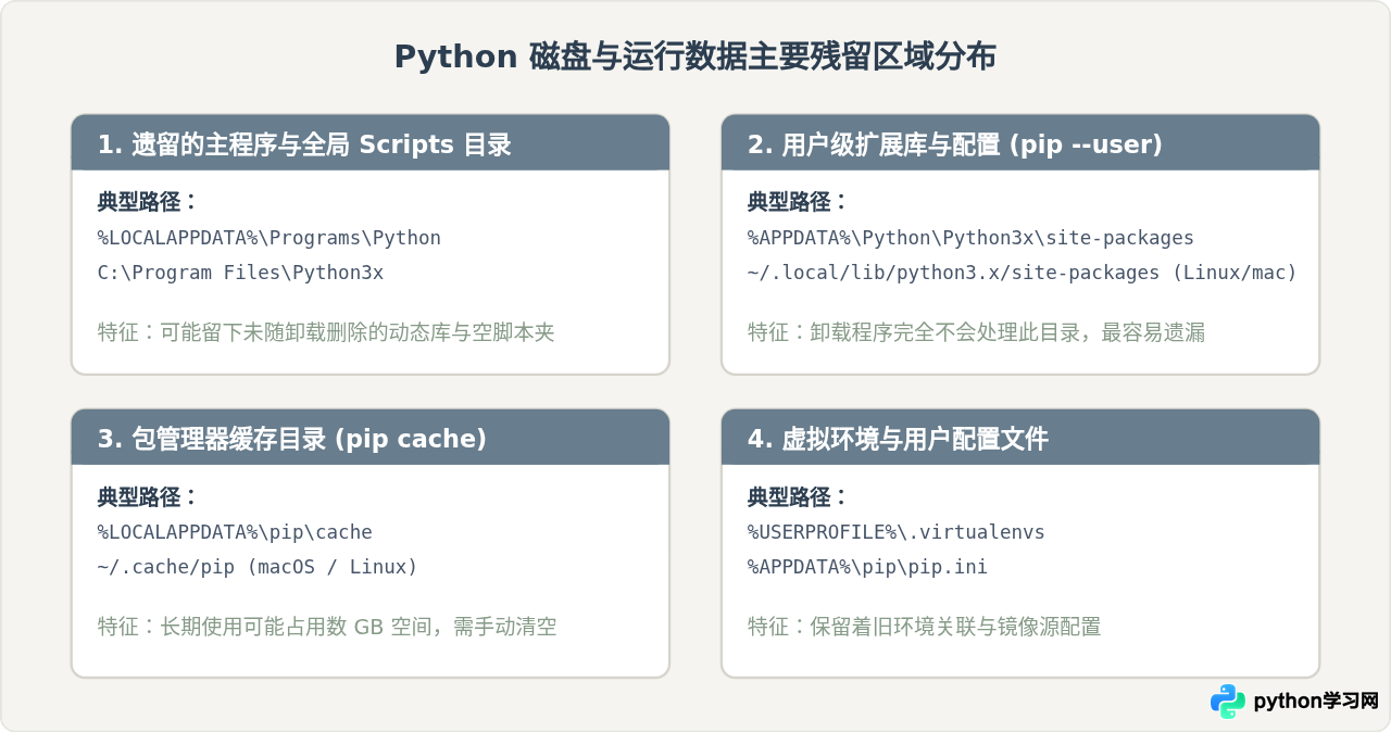 Python卸载后怎么验证是否彻底清除残留文件