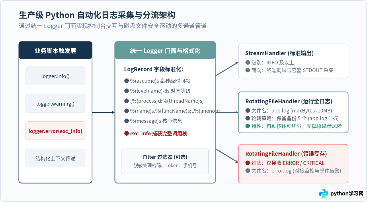 提升Python自动化脚本稳定性：错误重试机制与日志记录最佳实践