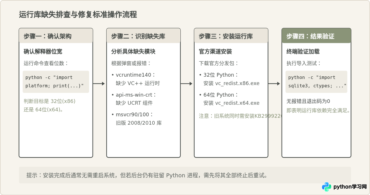 Python不同版本对Visual C++运行库的要求有什么区别
