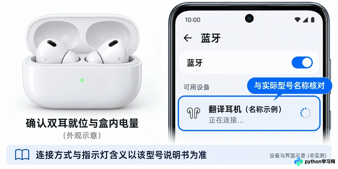 AI翻译耳机连不上或无法翻译？5步排查连接与收音故障
