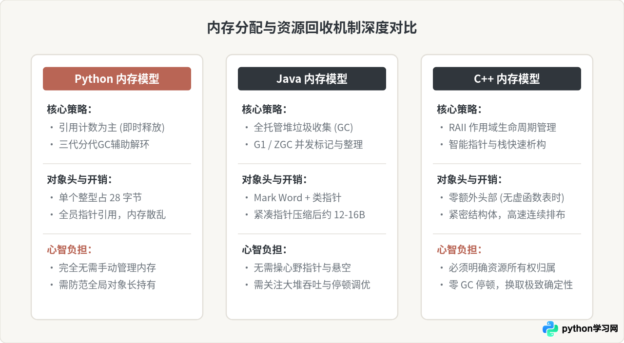 Python与Java、C++相比有什么显著特点？