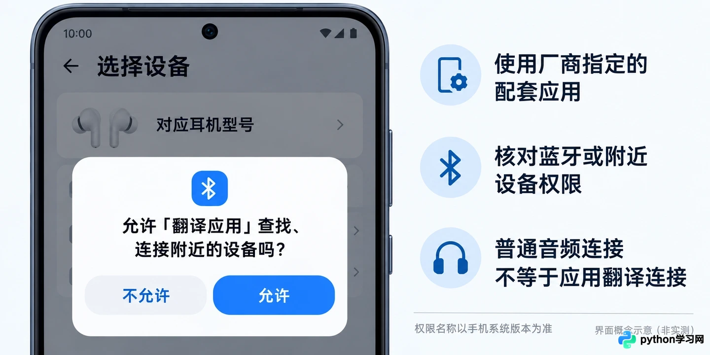 AI翻译耳机连不上或无法翻译？5步排查连接与收音故障