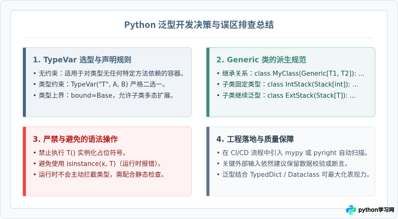Python泛型基础：TypeVar与Generic类定义示例