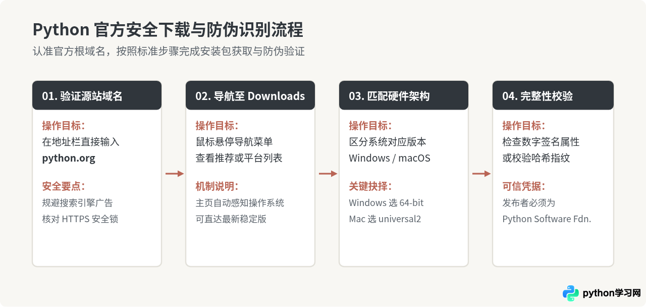 Python官网下载地址在哪？怎么安全获取Windows/macOS安装包