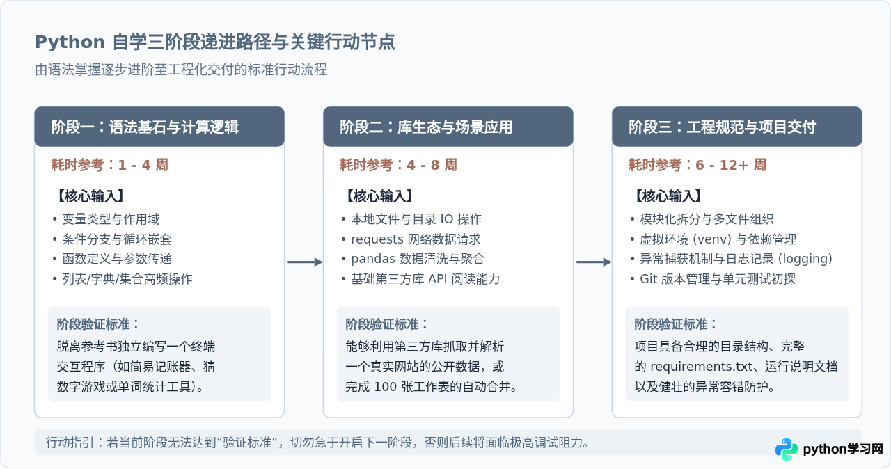 自学Python需要多久？不同背景人群的学习周期分析