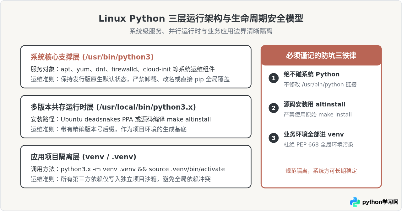 Linux下怎么安装Python？Ubuntu与CentOS常用命令指南