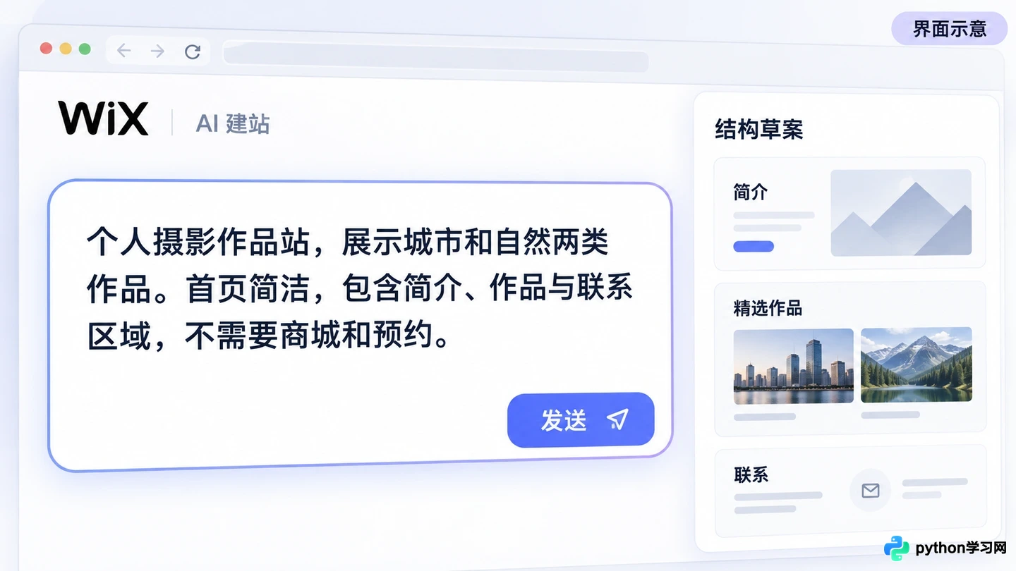 零代码建站指南：非设计师如何用AI快速搭建个人作品网站