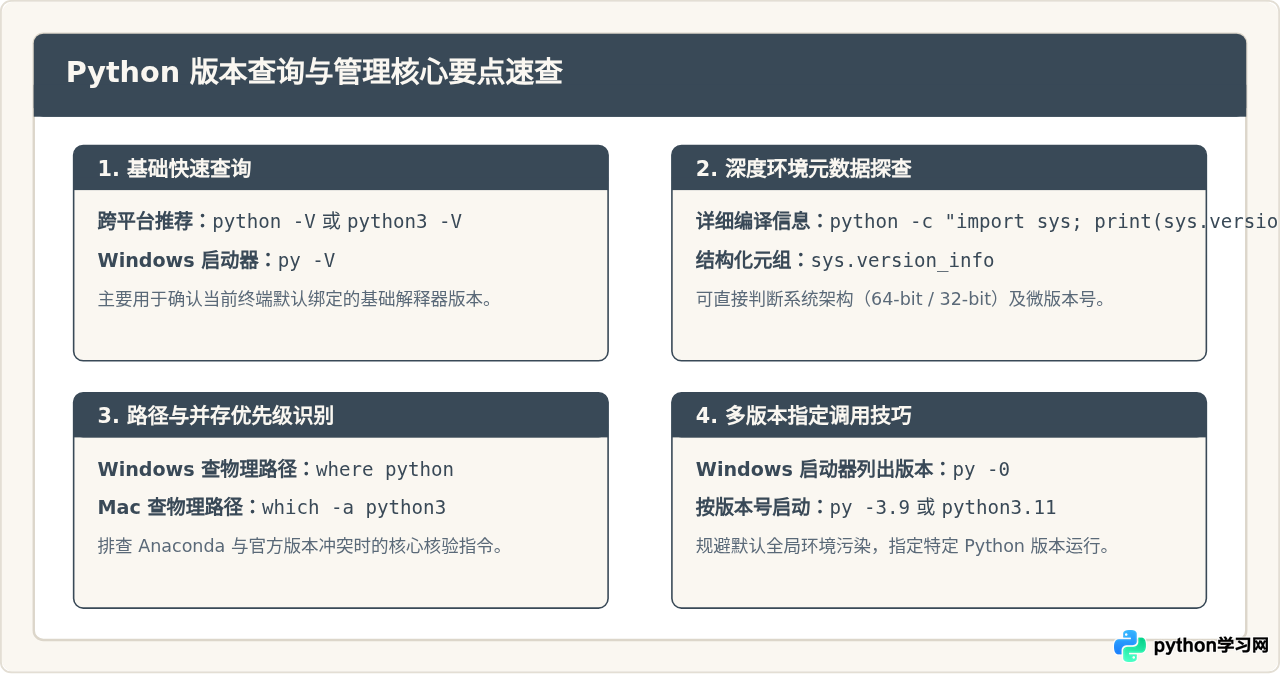 Windows和Mac怎么查Python版本
