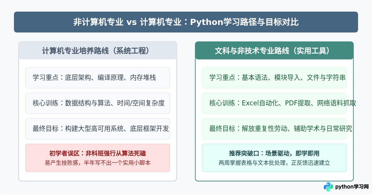 非计算机专业怎么学Python？适合文科生的入门教材清单