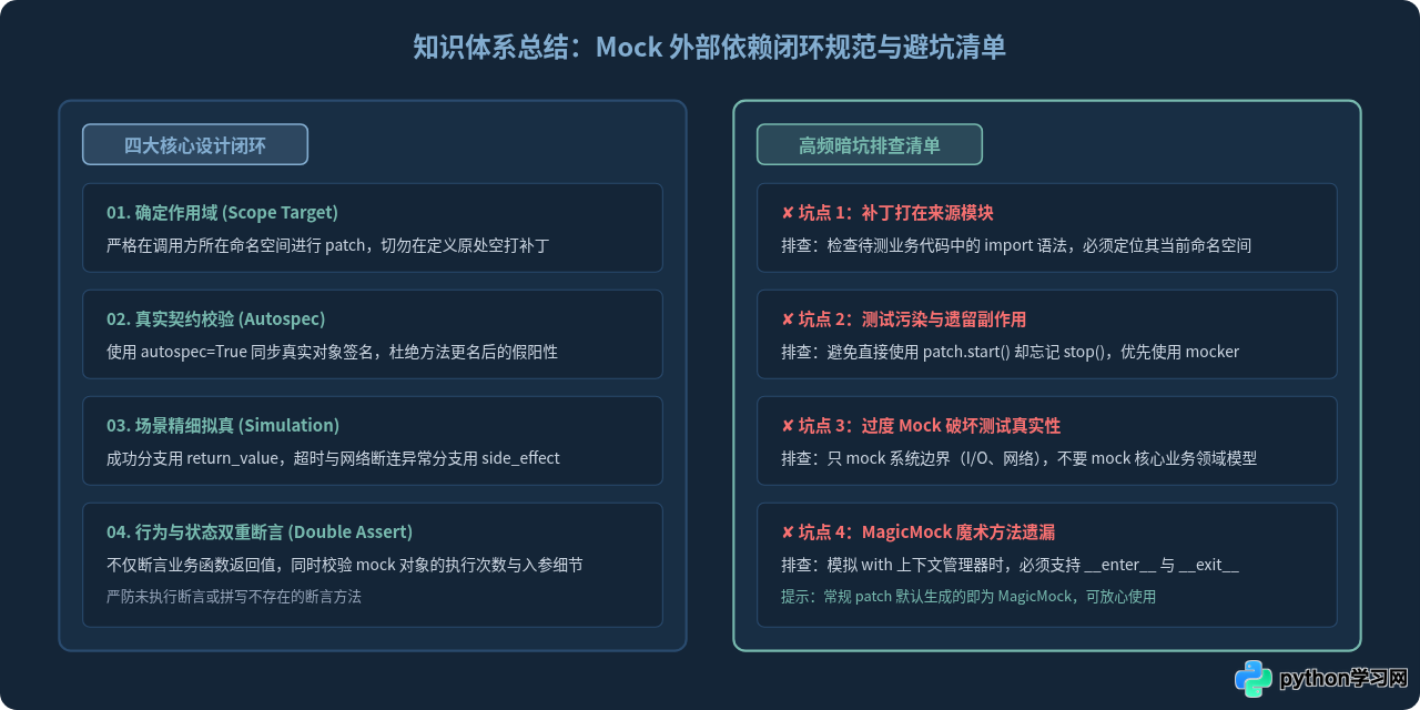 在pytest中使用Mock隔离外部依赖：unittest.mock与pytest-mock详解