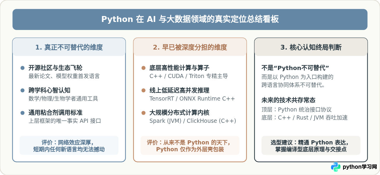 Python在人工智能和大数据领域真的不可替代吗？