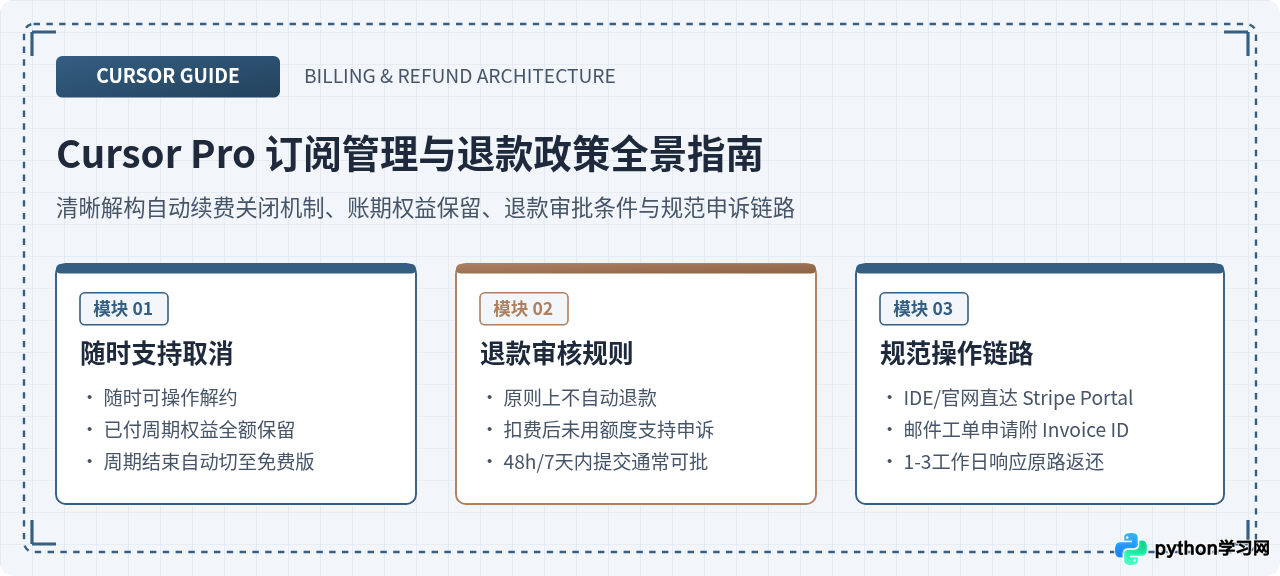 Cursor Pro支持取消订阅吗？退款政策与操作流程说明