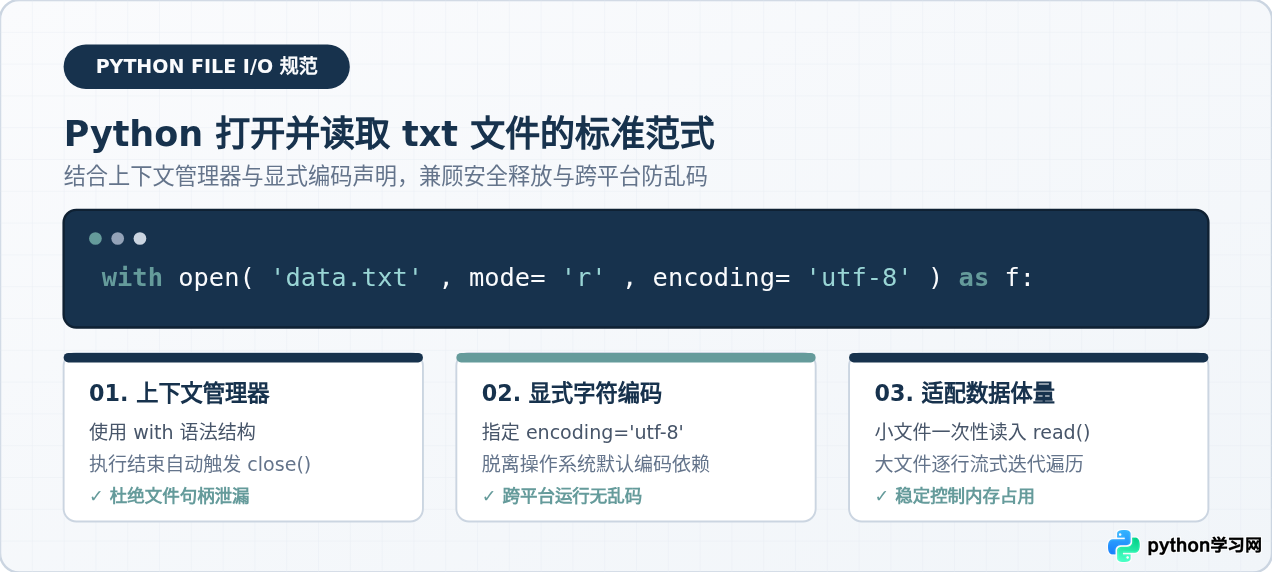 Python怎么打开并读取txt文件内容