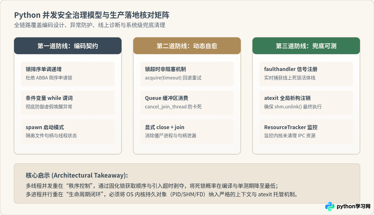 Python多线程死锁与多进程资源泄漏：常见陷阱及避免方法