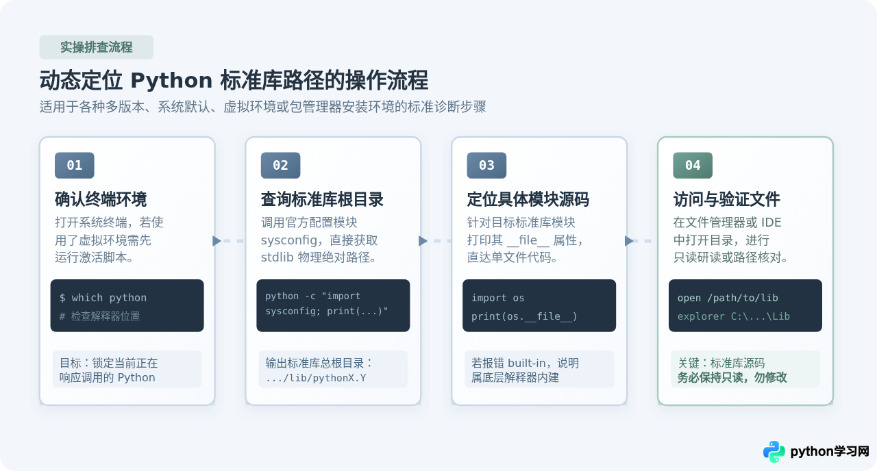 Python标准库在哪里：Windows、Mac和Linux默认路径