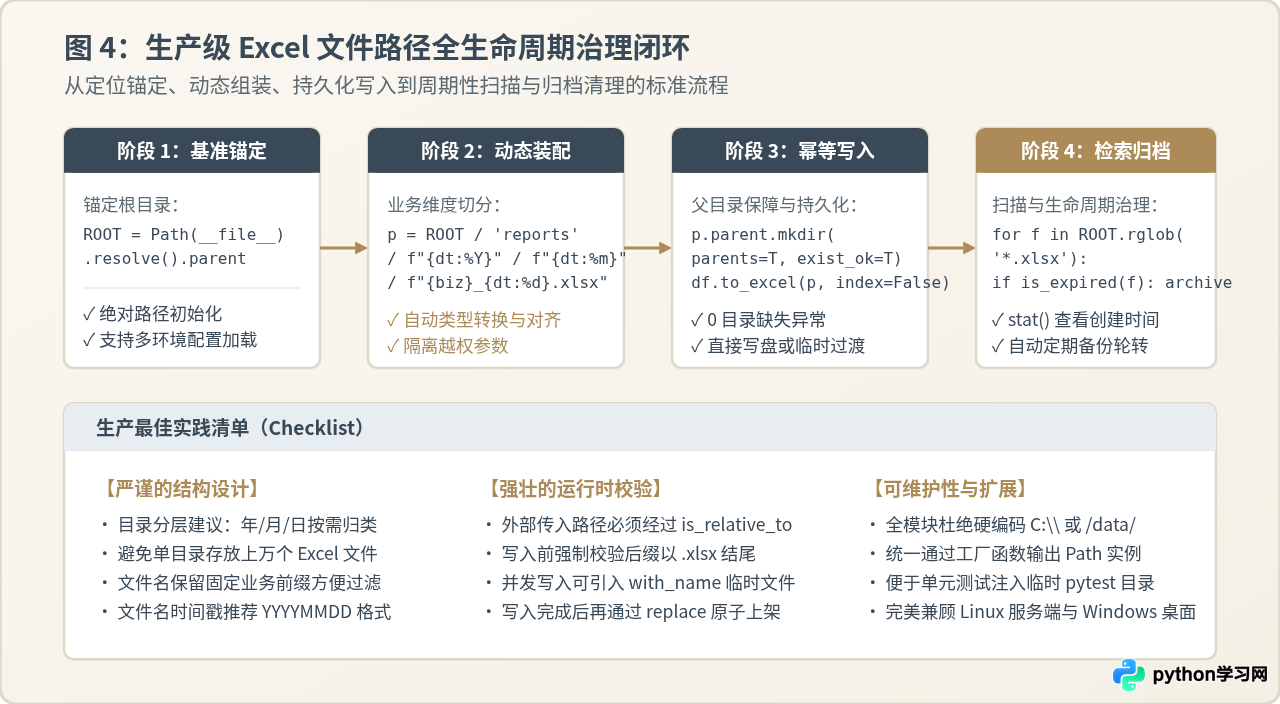Python使用pathlib动态构建Excel文件路径的最佳实践