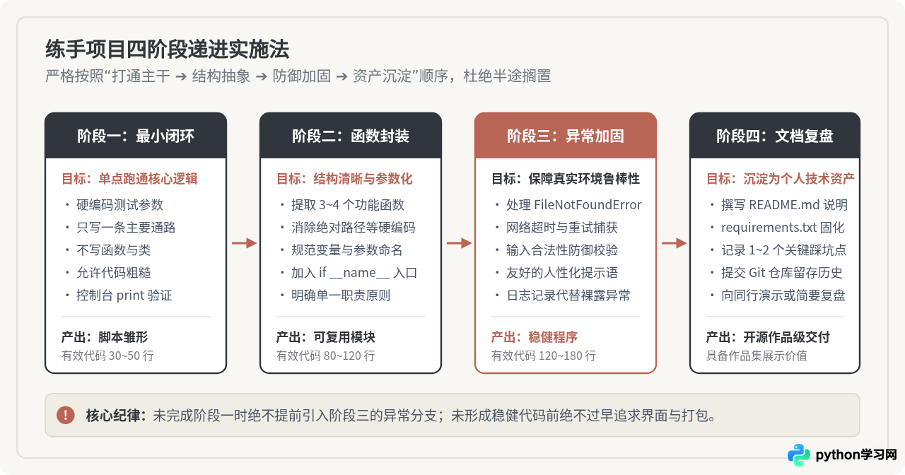 零基础怎么选Python项目练手？按兴趣领域分类的实战建议