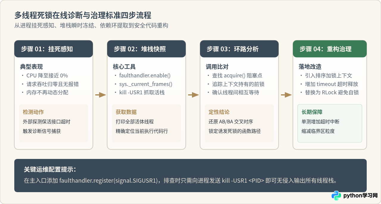 Python多线程死锁与多进程资源泄漏：常见陷阱及避免方法