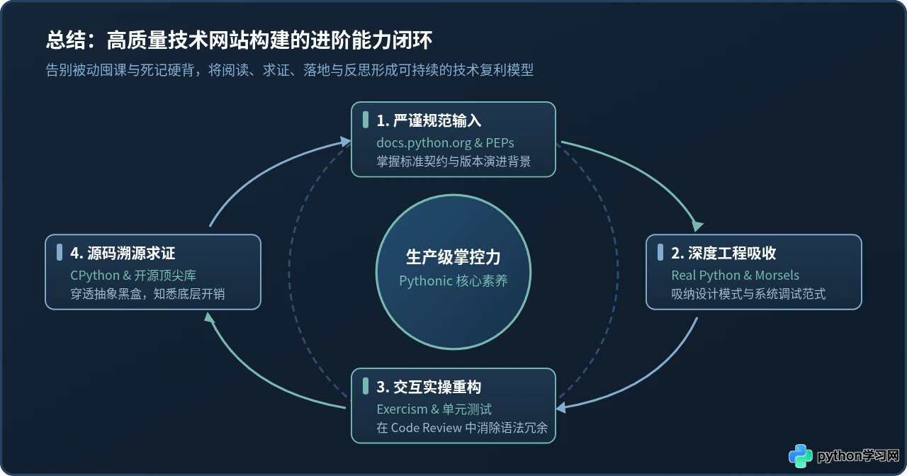 除了看视频，还有哪些适合进阶的Python技术网站？