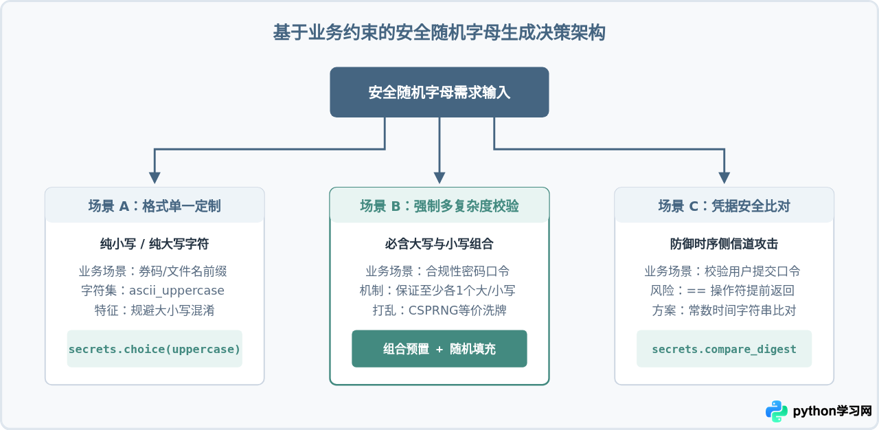 Python用secrets模块生成更安全的随机字母