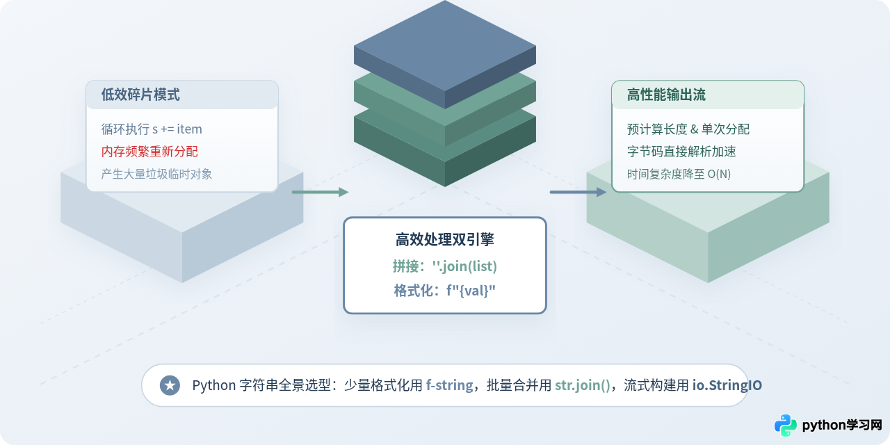 Python中怎么高效拼接和格式化字符串