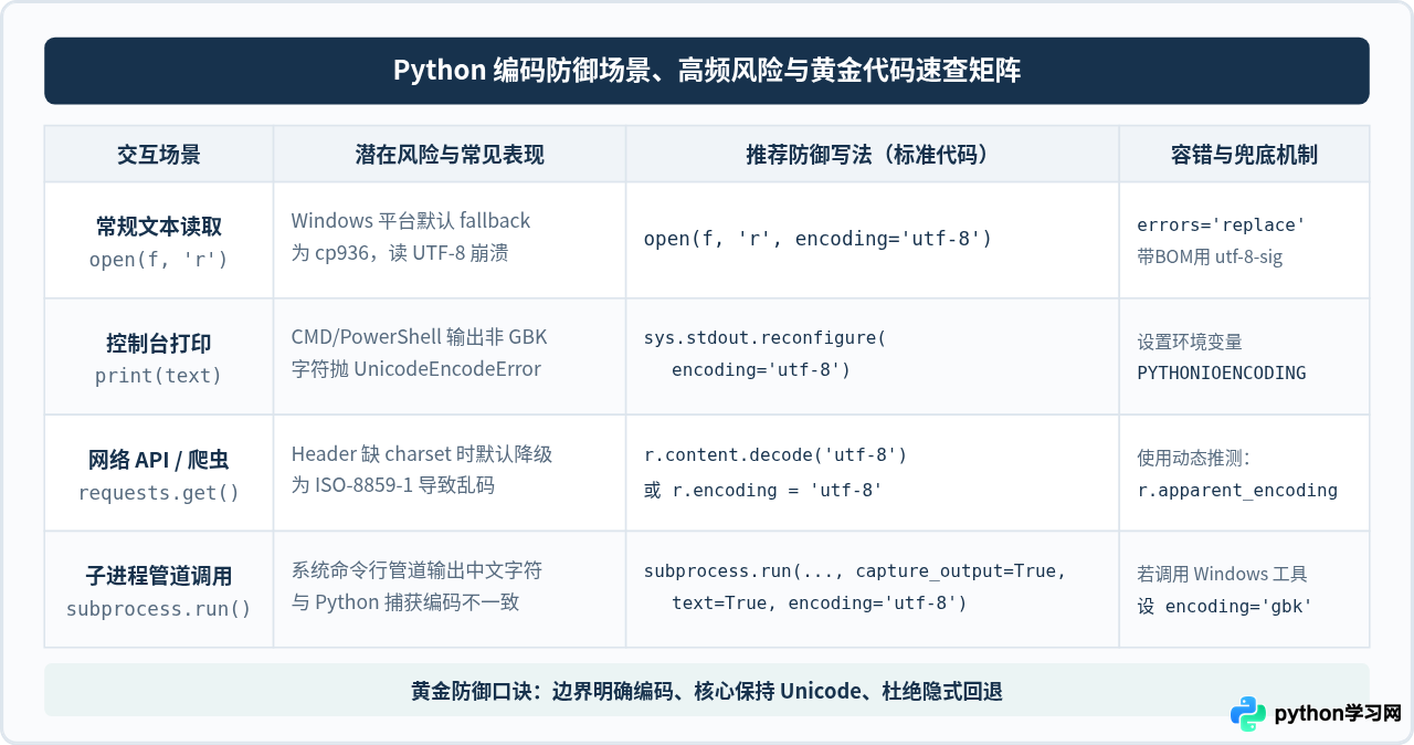 Python中文指南：怎么处理代码中的编码与乱码问题