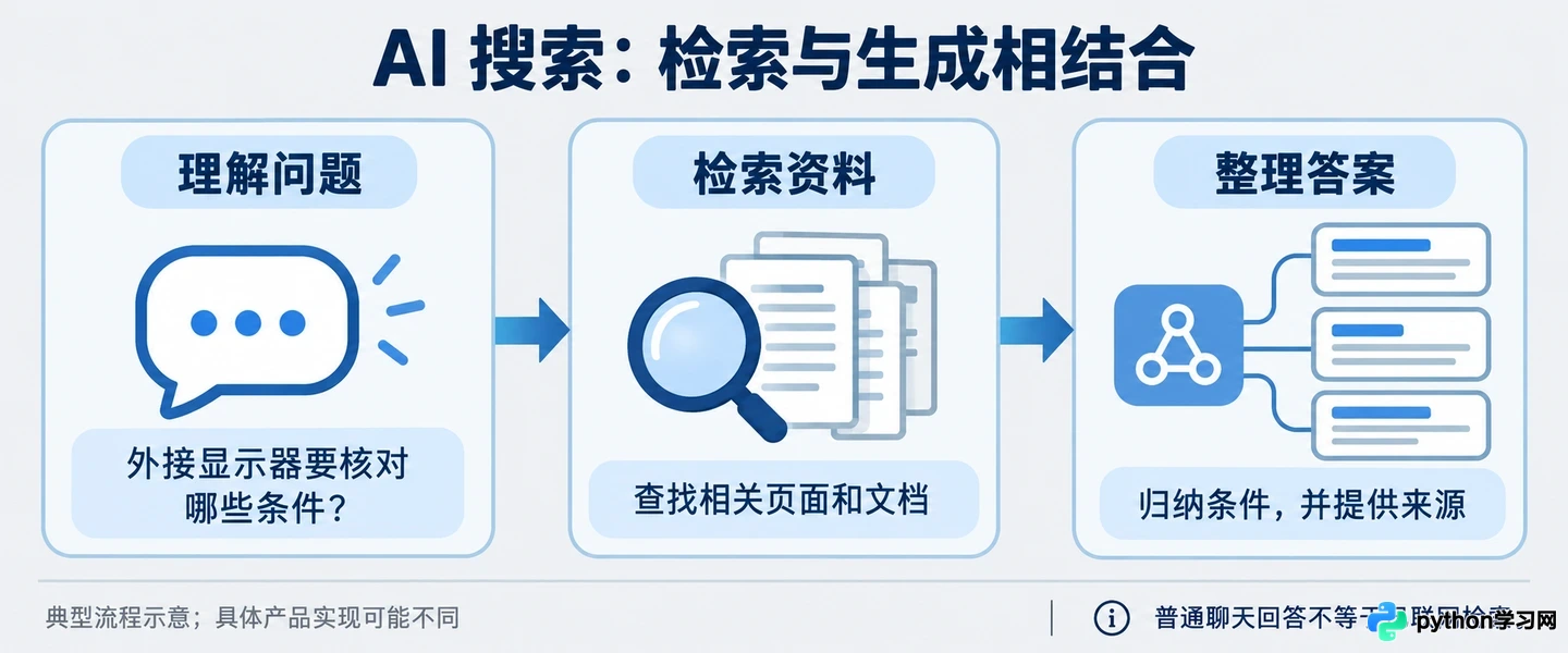 AI搜索软件详解:工作原理、与传统搜索的区别及使用建议