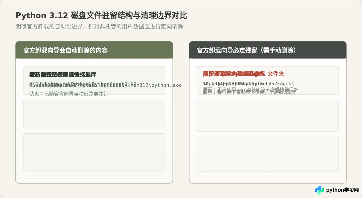 Windows系统怎么彻底卸载Python 3.12并清理环境变量