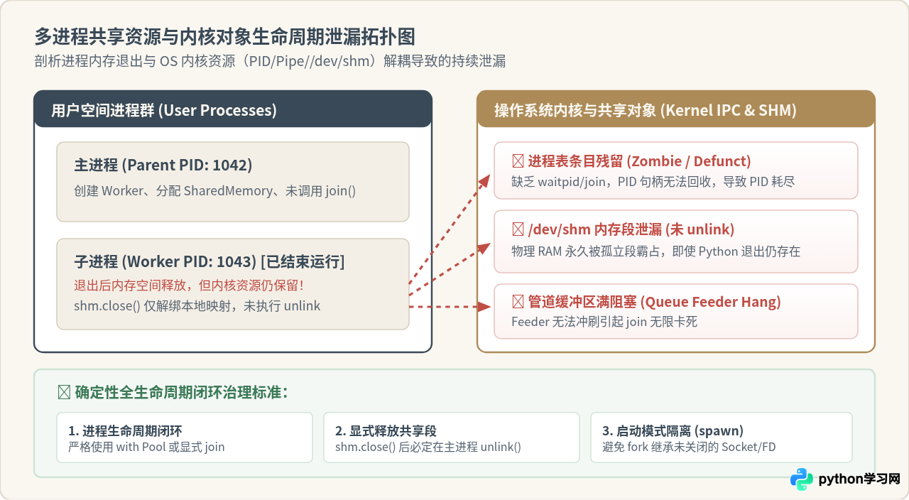 Python多线程死锁与多进程资源泄漏：常见陷阱及避免方法