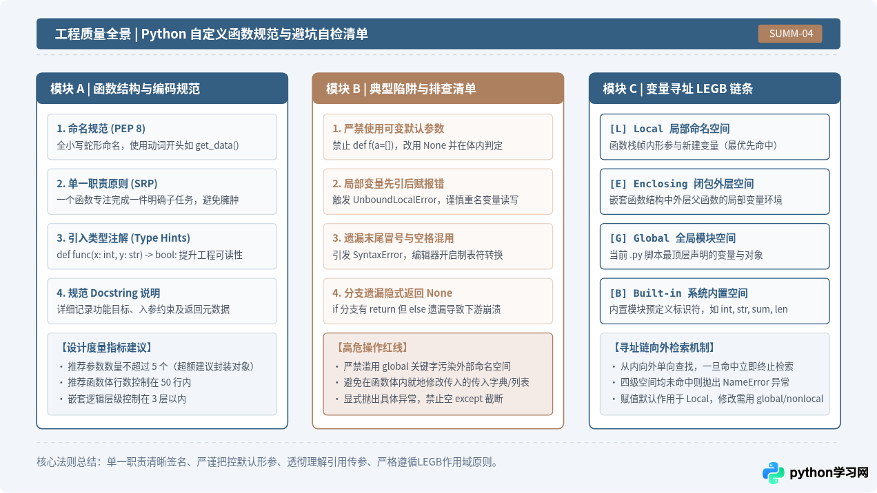 Python自定义函数的基本语法结构详解
