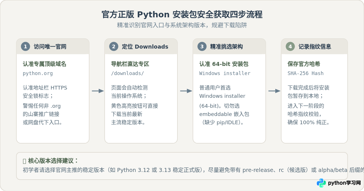 怎么安全获取Python安装包？替代破解版的官方下载教程