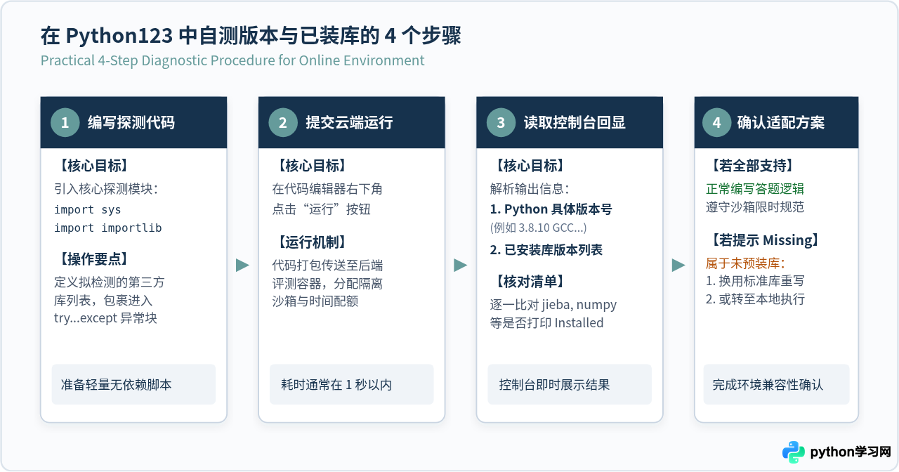 Python123在线运行环境支持哪些Python版本和第三方库