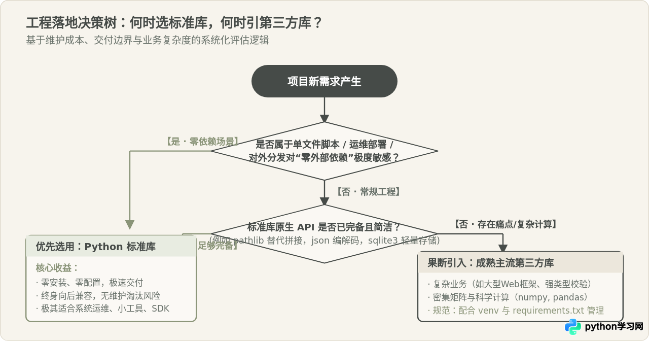 Python标准库与第三方库的区别及常用模块盘点