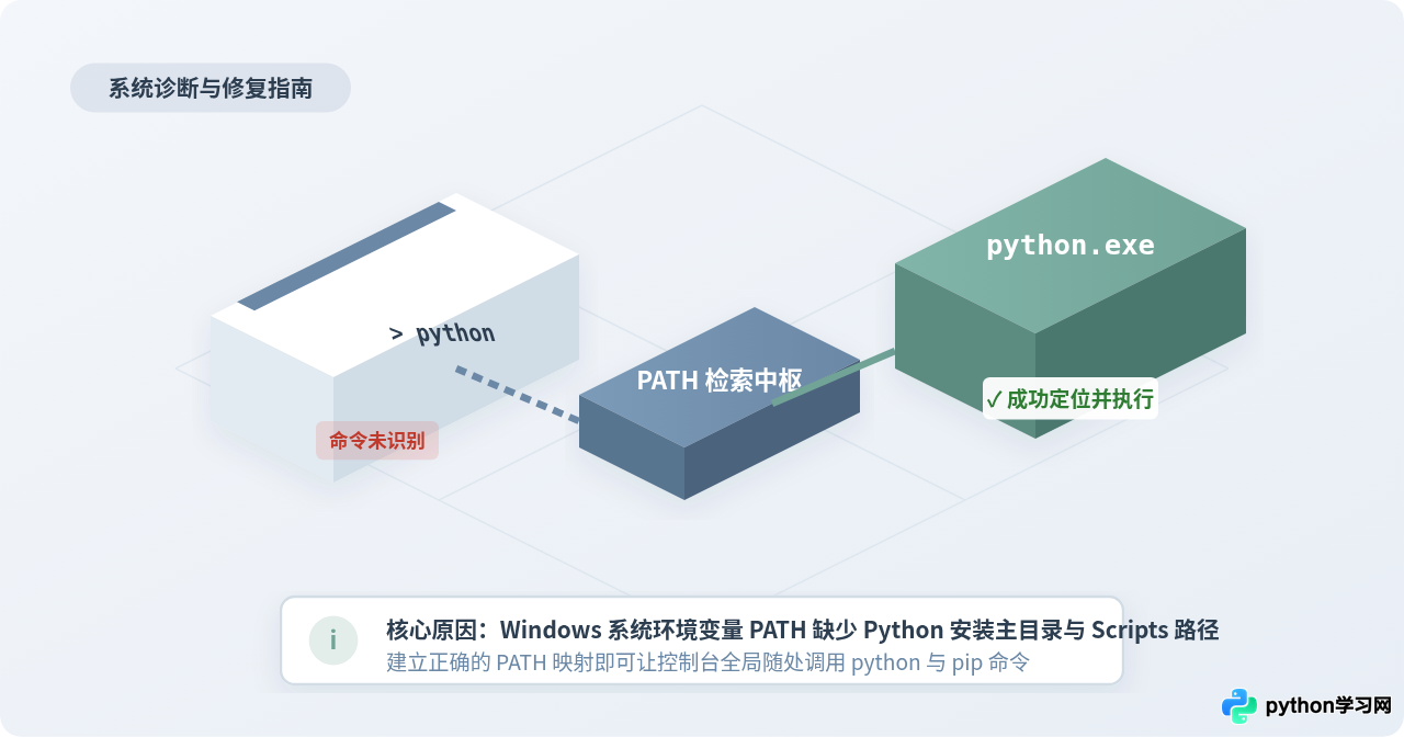 安装Python后提示“不是内部或外部命令”怎么办？