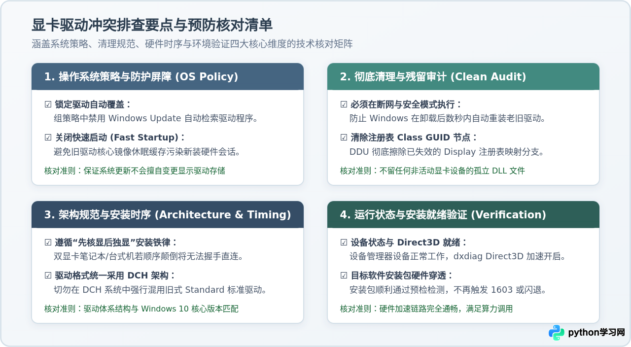 显卡驱动冲突导致Win10软件无法在硬件上安装的排查技巧