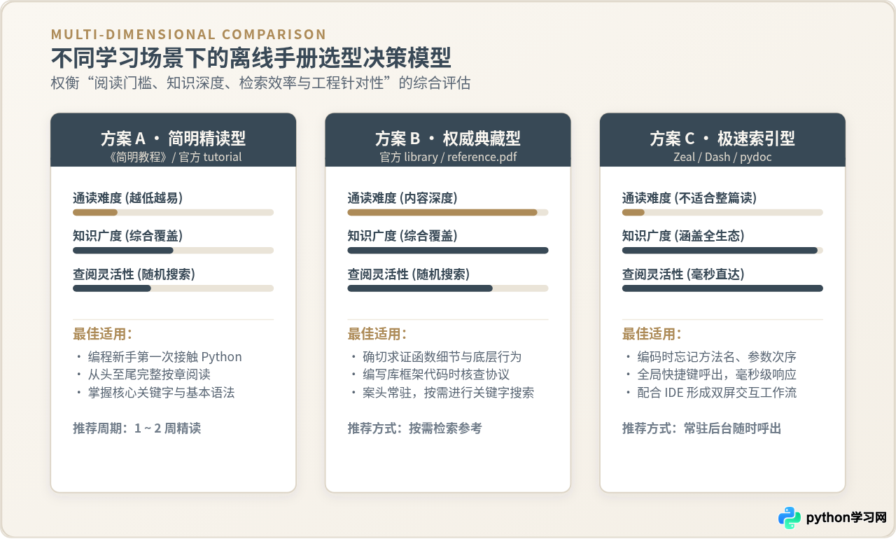 哪里可以下载Python中文PDF手册？离线学习资料整理
