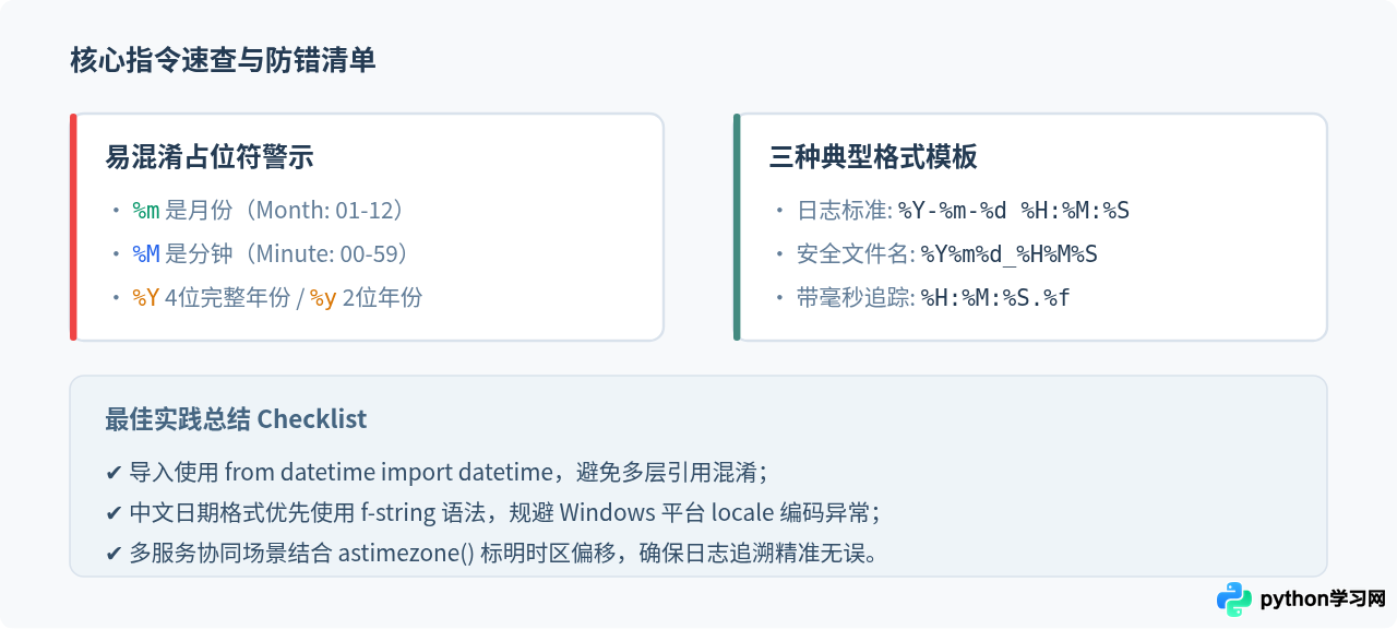 Python怎么将当前时间格式化为年月日时分秒字符串