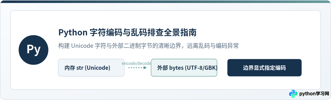 Python中文指南：怎么处理代码中的编码与乱码问题
