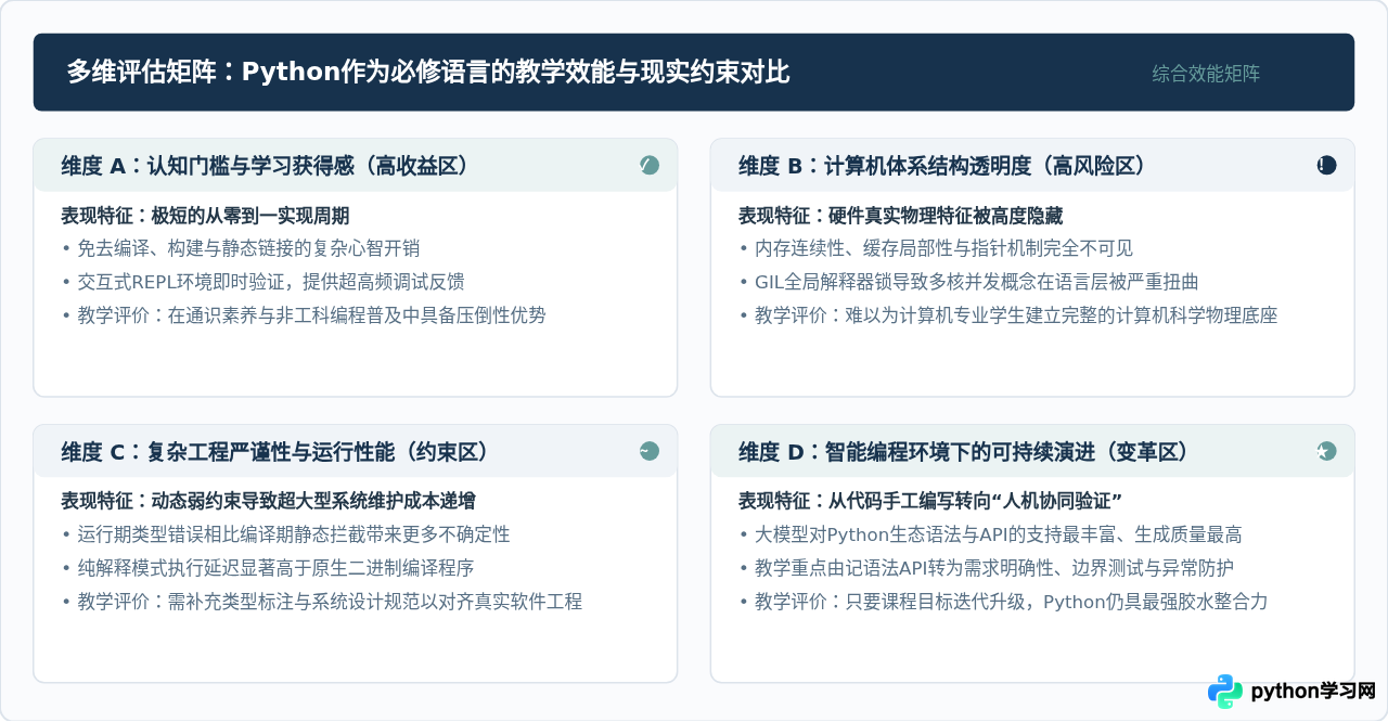 全球编程教育趋势下Python作为必修语言的可持续性分析