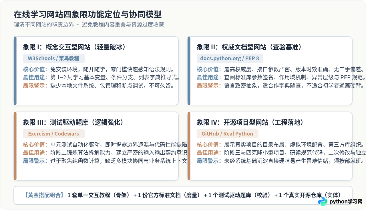 怎么制定基于在线网站的Python系统自学路径