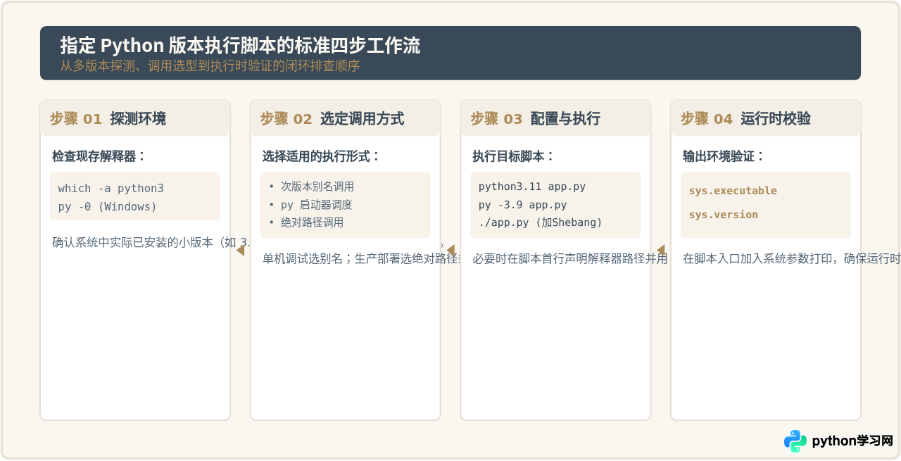 Python指定版本运行脚本：Python3与Python命令的区别