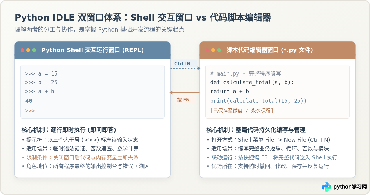 Python自带IDLE在哪里？怎么打开Shell运行窗口