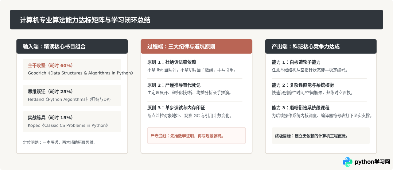 计算机专业学生必读：哪些Python教材能夯实算法与数据结构基础？