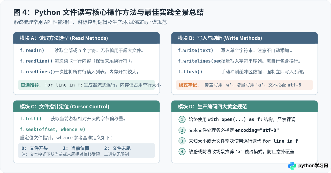 Python文件读写操作详解：open函数与上下文管理器
